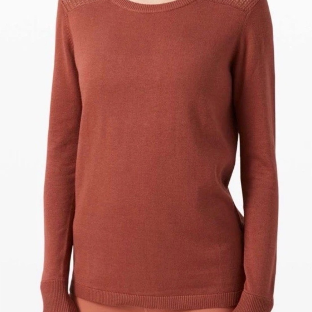 Lululemon Back to Basic Sweater 4 Open Back